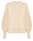 SIDNEY KNIT JUMPER (TAN SUEDE)