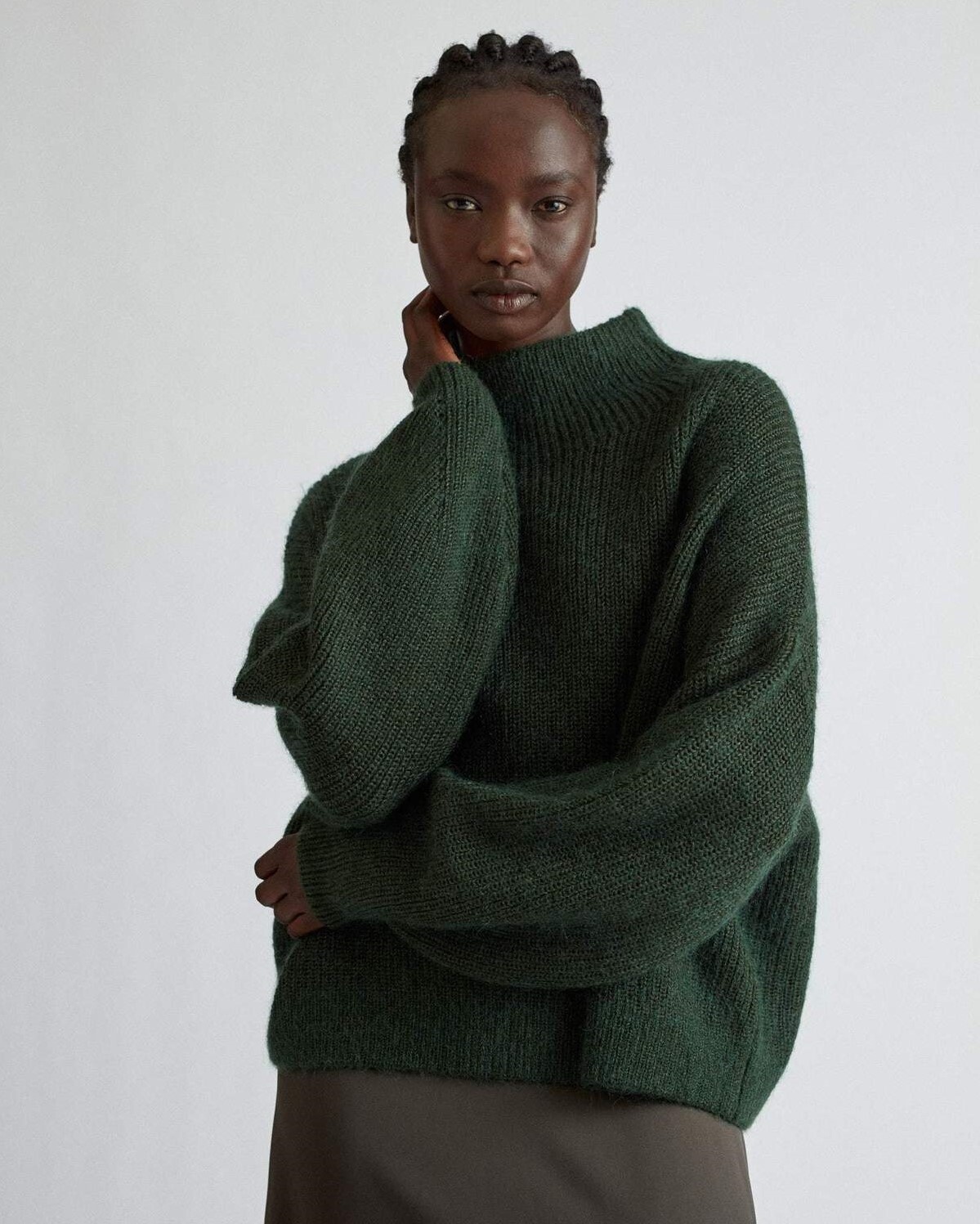 TANAMI KNIT JUMPER (BOTTLE GREEN)- CAMILLA AND MARC AUTUMN WINTER 21 ...