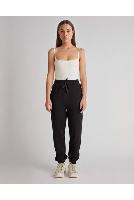 JORDAN HIGH WAISTED TRACK PANT (BLACK)