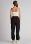 JORDAN HIGH WAISTED TRACK PANT (BLACK)