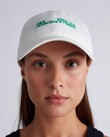 JORDAN CAP (WHITE W/ EMERALD)