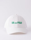 JORDAN CAP (WHITE W/ EMERALD)