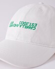 JORDAN CAP (WHITE W/ EMERALD)