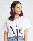 AJE LOGO TEE (WHITE)