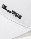 DENVER CAP (WHITE W/ BLACK)