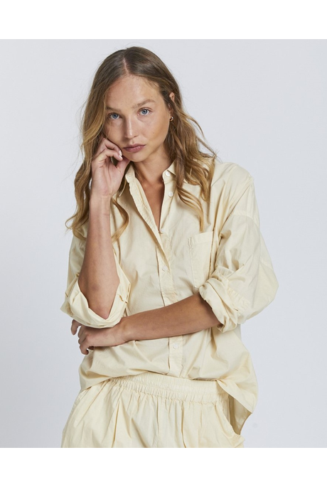 THE CHIARA SHIRT (SOFT YELLOW)