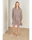 GLORY SHIRT DRESS (BRUSH PRINT)