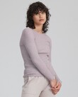 BALANCE RIB CREW JUMPER (AMETHYST)