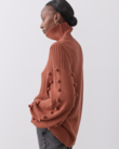 KATIE COTTON CASHMERE KNIT (TERRACOTTA MARLE)