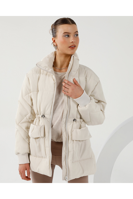 ARIES PUFFER JACKET (IVORY)