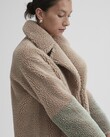 THE HARRIET TEDDY COAT (OATMEAL/SAGE TEDDY)