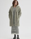 THE HARRIET TEDDY COAT (SAGE)