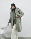 THE HARRIET TEDDY COAT (SAGE)