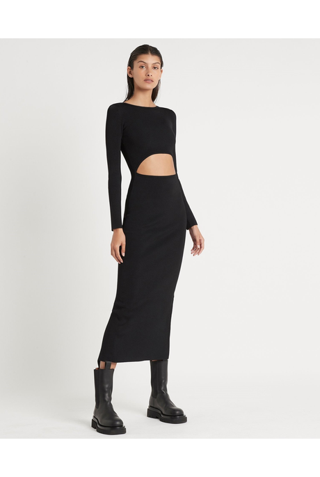 CELLE REVERSIBLE DRESS (BLACK)