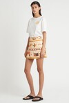 SOLEIL WRAP MINI SKIRT (SOLEIL PRINT)