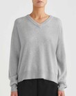 LEDO CASHMERE SWEATER (PALE GREY MARLE)