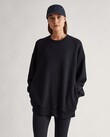 FELIX OVERSIZED CREW SWEATSHIRT (FRENCH NAVY)