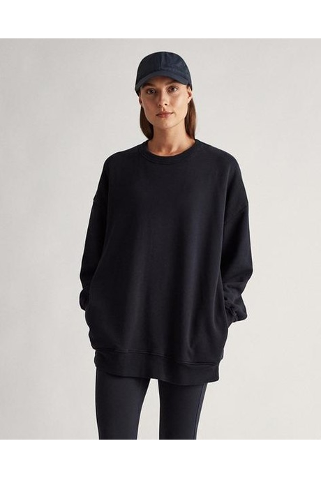 FELIX OVERSIZED CREW SWEATSHIRT (FRENCH NAVY)