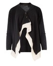 RIGHT ON POINT CARDIGAN (BLACK/NATURAL)