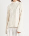 MATTI CABLE SWEATER (IVORY)