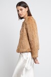 ELLE FUR JACKET (TAN)
