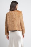 ELLE FUR JACKET (TAN)