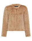 ELLE FUR JACKET (TAN)