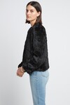 ELLE FUR JACKET (BLACK)