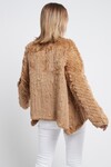 NINA FUR JACKET (TAN)