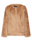 NINA FUR JACKET (TAN)