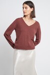 AVALON CASHMERE SWEATER (VINTAGE ROSE)