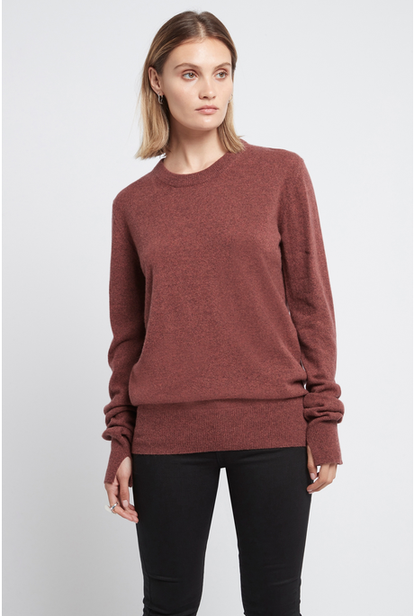 AERIN CASHMERE SWEATER (VINTAGE ROSE)