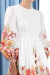 MAE MINI DRESS (IVORY FLORAL)