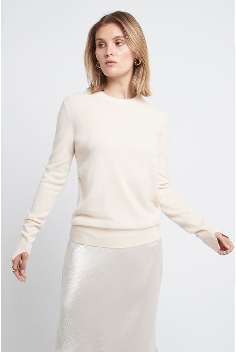 AERIN CASHMERE SWEATER (CREAM)