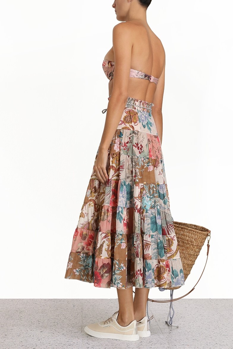 Cassia tiered deals maxi skirt