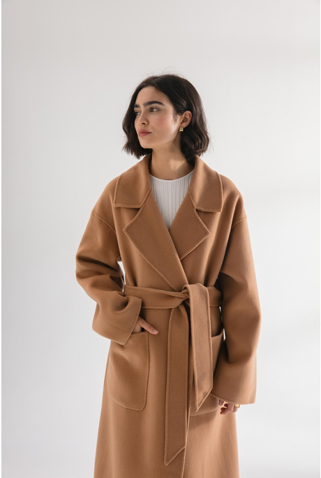 THE CAMILLA COAT (CAMEL)- FRIENDS WITH FRANK. WINTER 21 Boxing Day Sale