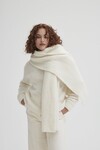 THE ALFIE KNIT SCARF (CREAM)