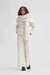 THE ALFIE KNIT SCARF (CREAM)