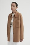 THE INES SHIRT JACKET (CAMEL)