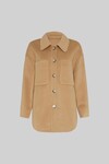 THE INES SHIRT JACKET (CAMEL)