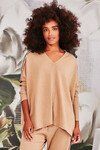 SWEAT IT RIGHT JUMPER (CAMEL)