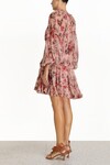 CASSIA FRILL BILLOW DRESS (MUSK FLORAL)