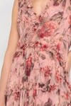 CASSIA FRILL MIDI DRESS (MUSK FLORAL)