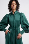 GENTLE SHIRT DRESS (EMERALD)