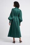 GENTLE SHIRT DRESS (EMERALD)