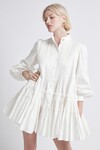 RUN FREE SMOCK DRESS (IVORY)