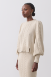 HADLEY WOOL COTTON KNIT (OATMEAL MARLE)