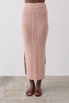 REBECCA KNIT MIDI SKIRT (SALTLAKE MARLE)