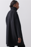 JACINTA WOOL COCOON COAT (BLACK)