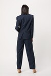 THE MIDNIGHT SKT BLAZER (NAVY PINSTRIPE)